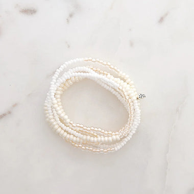 Pearl Sand Saltaire Beaded Wrap