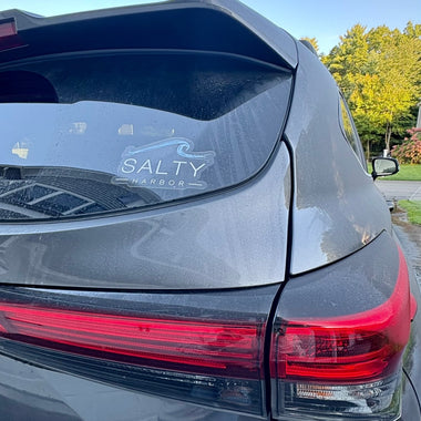 Salty Harbor clear sticker
