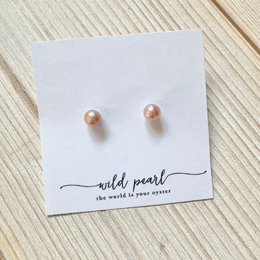 Fresh Water Pearl Stud Earrings