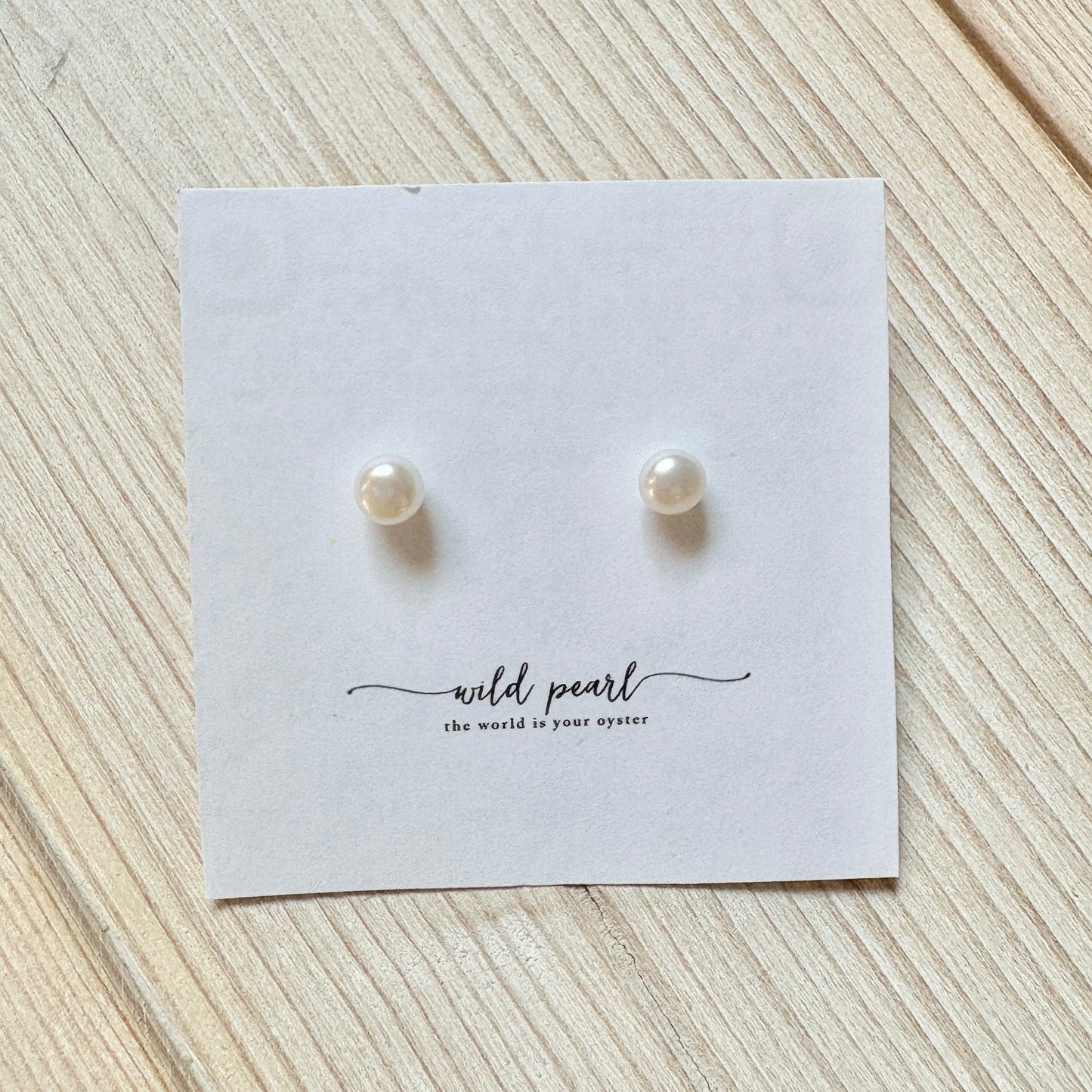 Fresh Water Pearl Stud Earrings