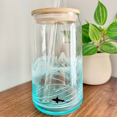 Ocean Shark Resin Glass