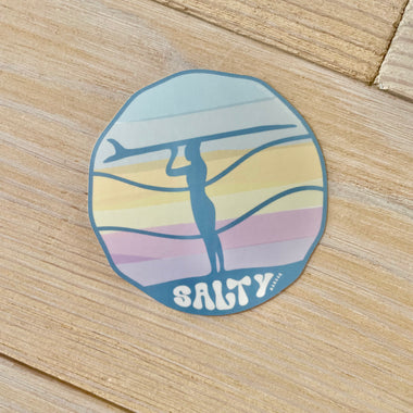 Sunset Surf Sticker