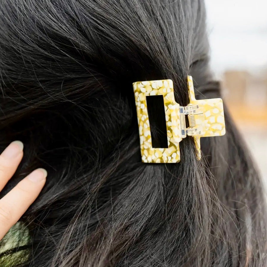 Carly Hair Claw - Daffodil