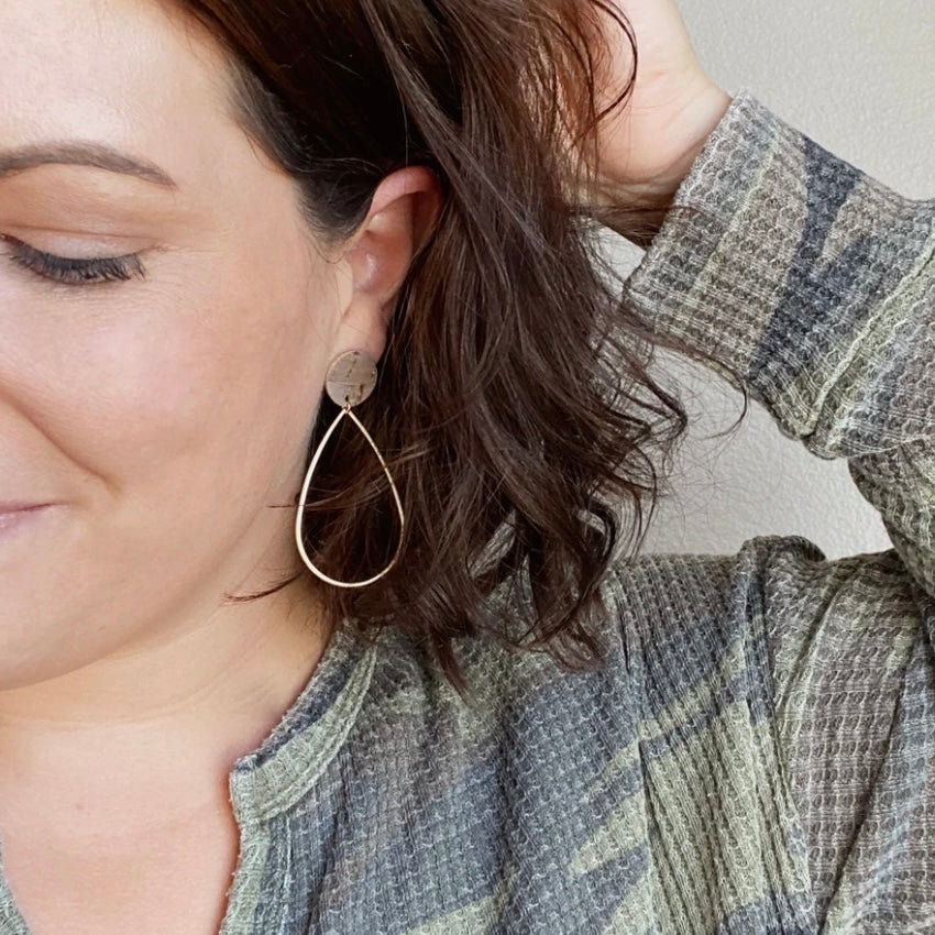 Trilogy Studs | Grey Fleck