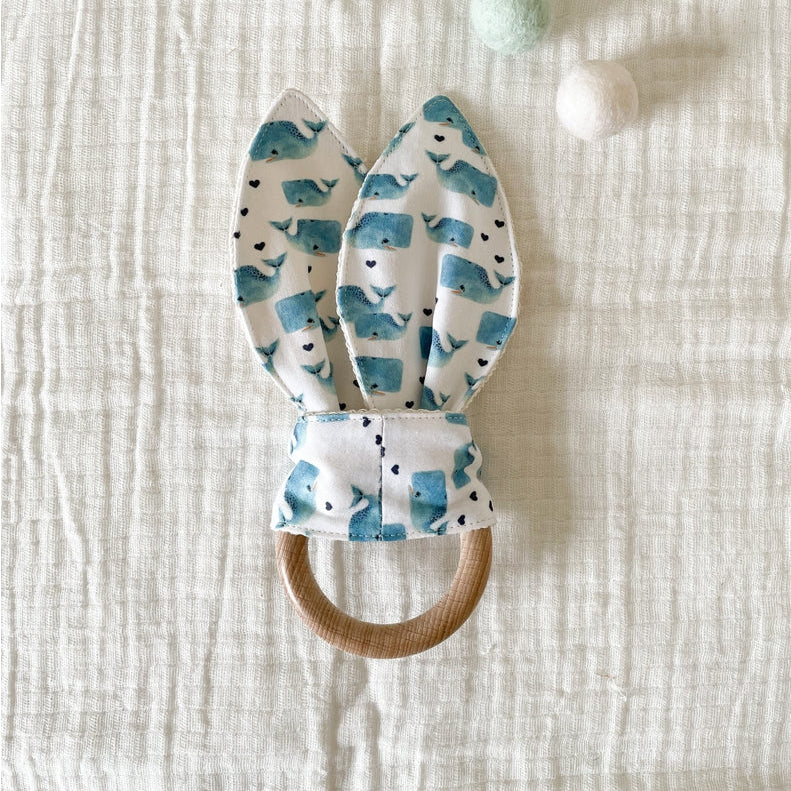Organic Whale Bunny Teether