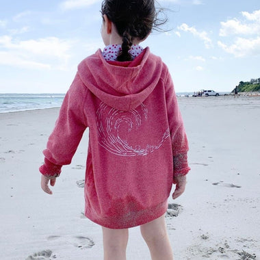 Toddler Shore Hoodie in Pink