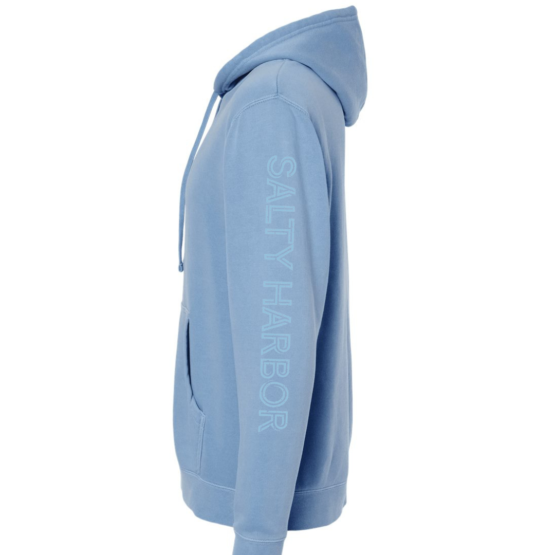 Pigmented Wave Pullover in Blue