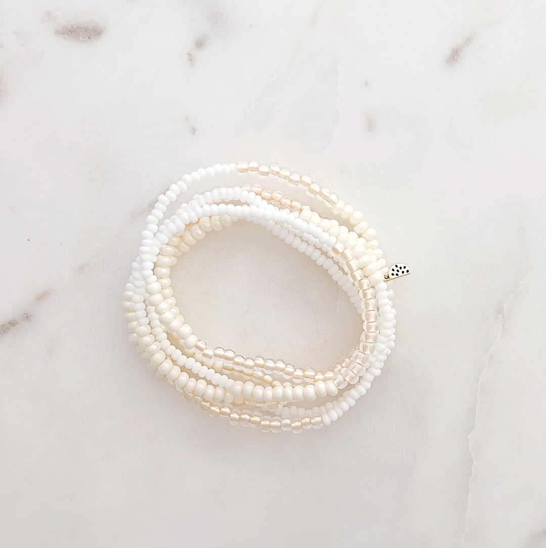 Pearl Sand Saltaire Beaded Wrap