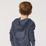 Toddler Shark Hoodie- Navy