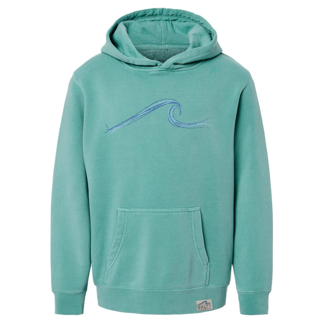 Youth Wave Pullover in Mint