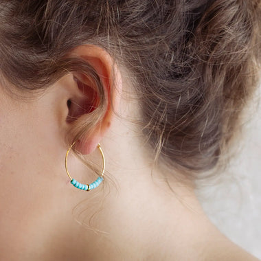 Reminders Collection Earrings-Turquoise