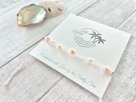 Twisted Pearl Bracelet/Anklet
