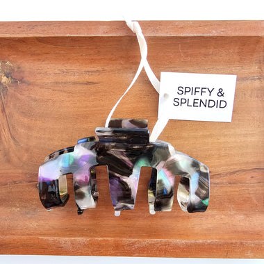 Catherine Hair Claw- Midnight Opal