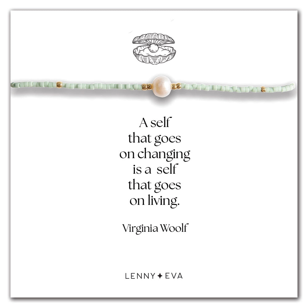 Pearl Cord Intentions Bracelet