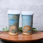Speckled Wave Travel Mug