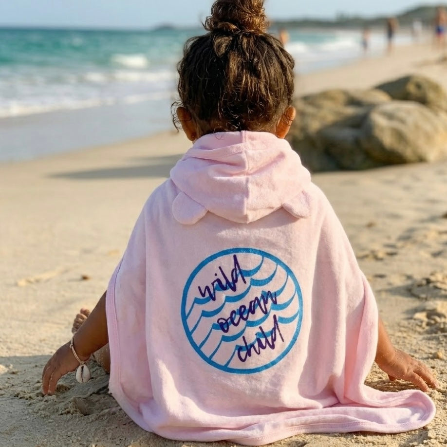Wild Ocean Child Hooded Towel