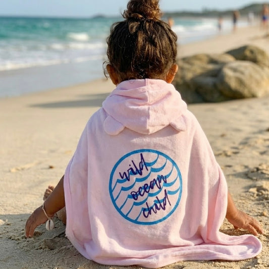Wild Ocean Child Hooded Towel