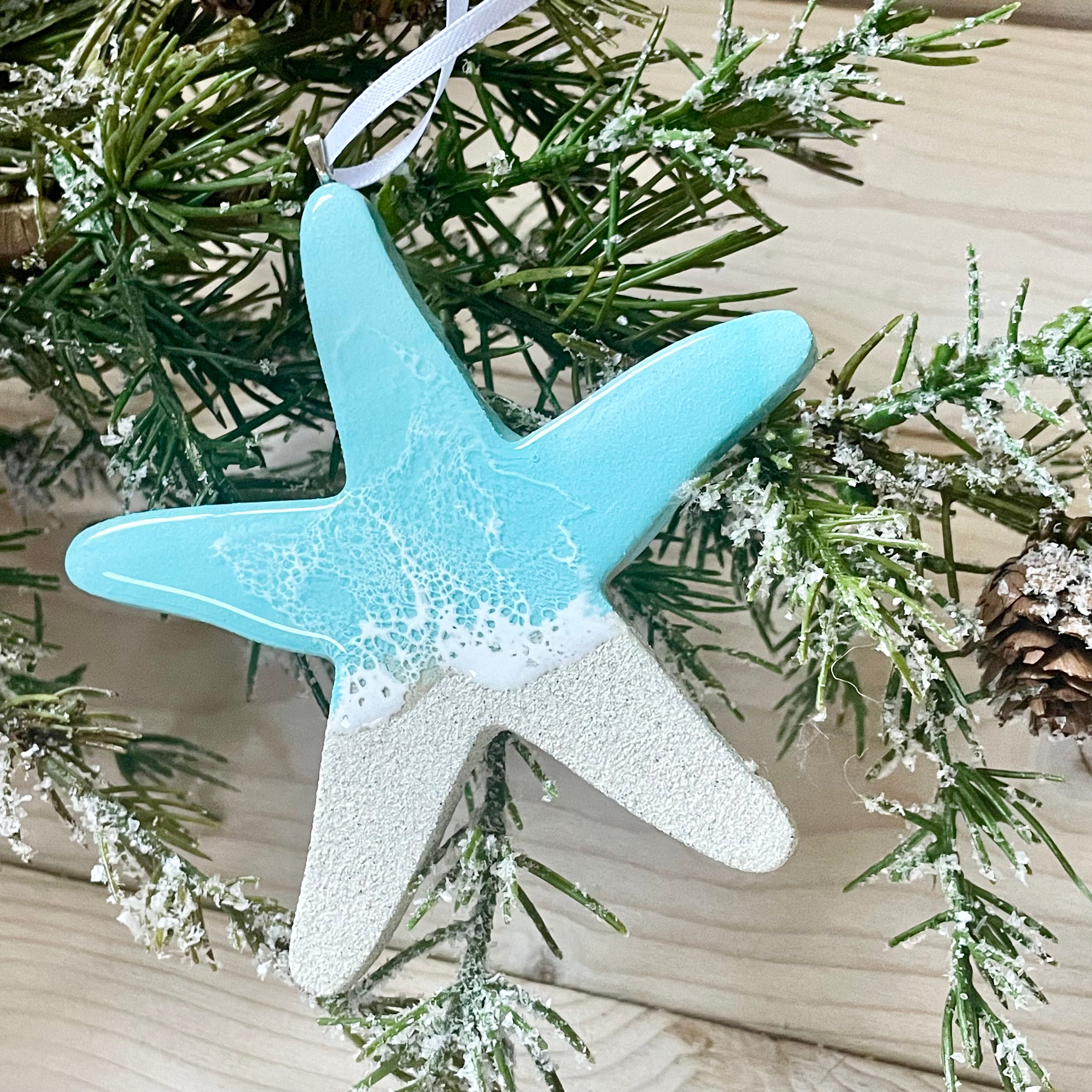 Starfish Wave Ornament
