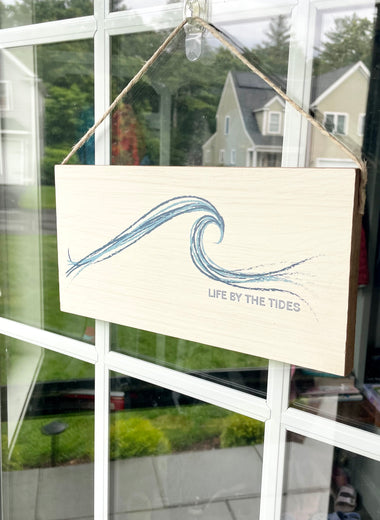 Wave Twine Hanging Sign