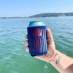 Shark Flag Koozie