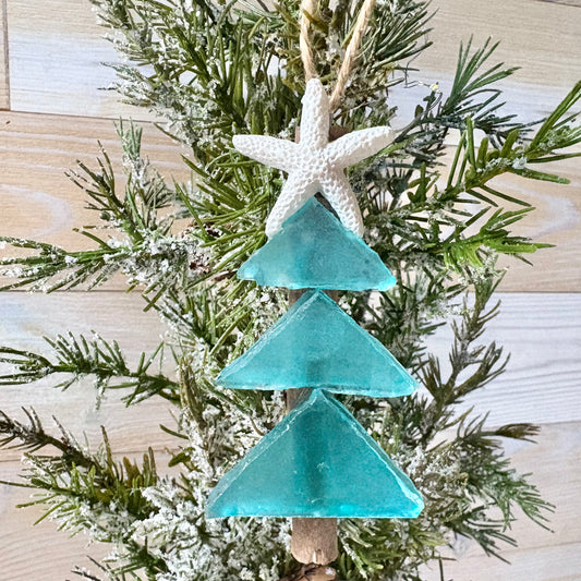 Mini Seaglass Tree Ornaments