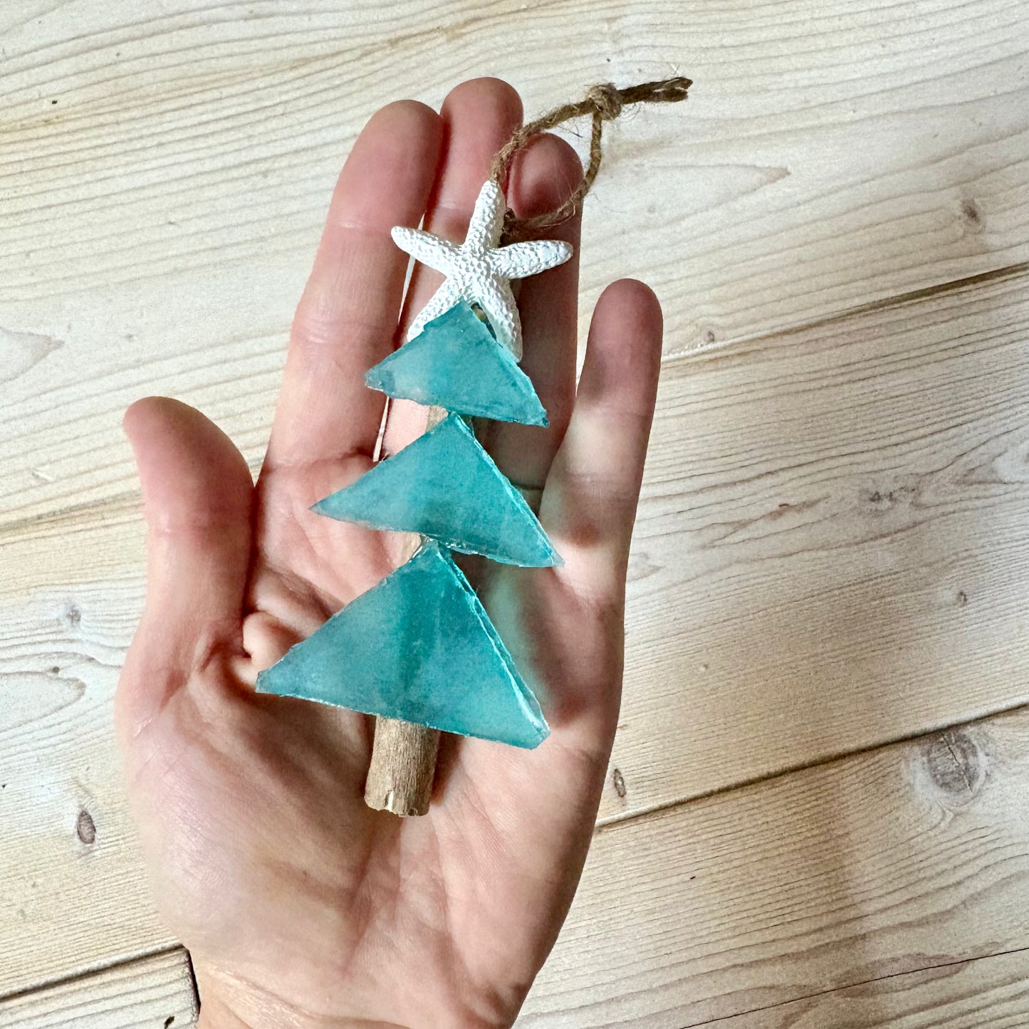Mini Seaglass Tree Ornaments
