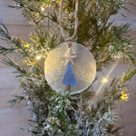 Mini Capiz & Seaglass Tree Ornaments