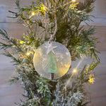 Mini Capiz & Seaglass Tree Ornaments