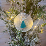 Mini Capiz & Seaglass Tree Ornaments