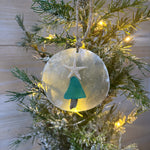 Capiz & Seaglass Tree Ornaments