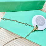 Dainty Gold Circle Necklace