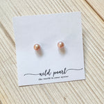 Fresh Water Pearl Stud Earrings