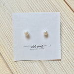 Fresh Water Pearl Stud Earrings