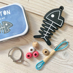 Make Your Own Skeleton Fish Keychain