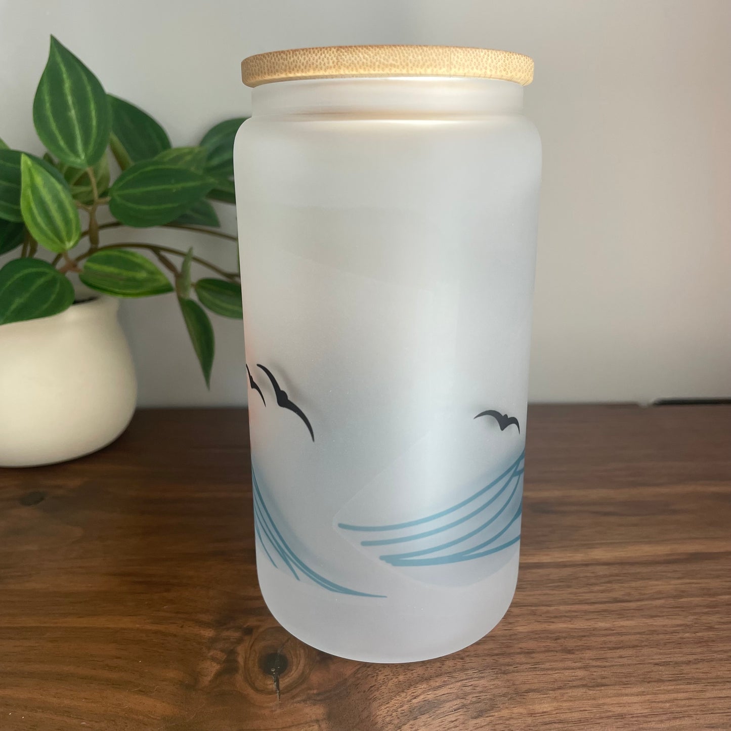 Summer Waves Can Glass