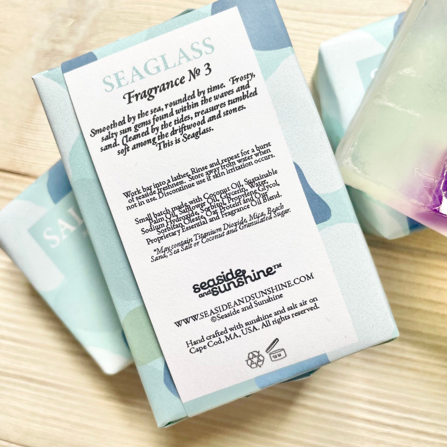 Sea Glass Soap Bar