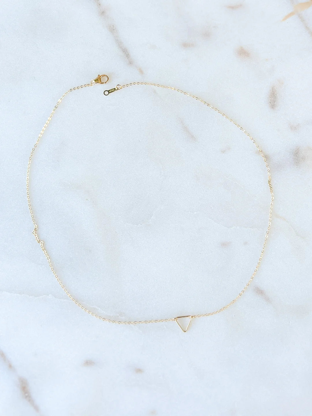 Trey Triangle Necklace