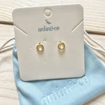 Gold Vermeil Open Circle Studs