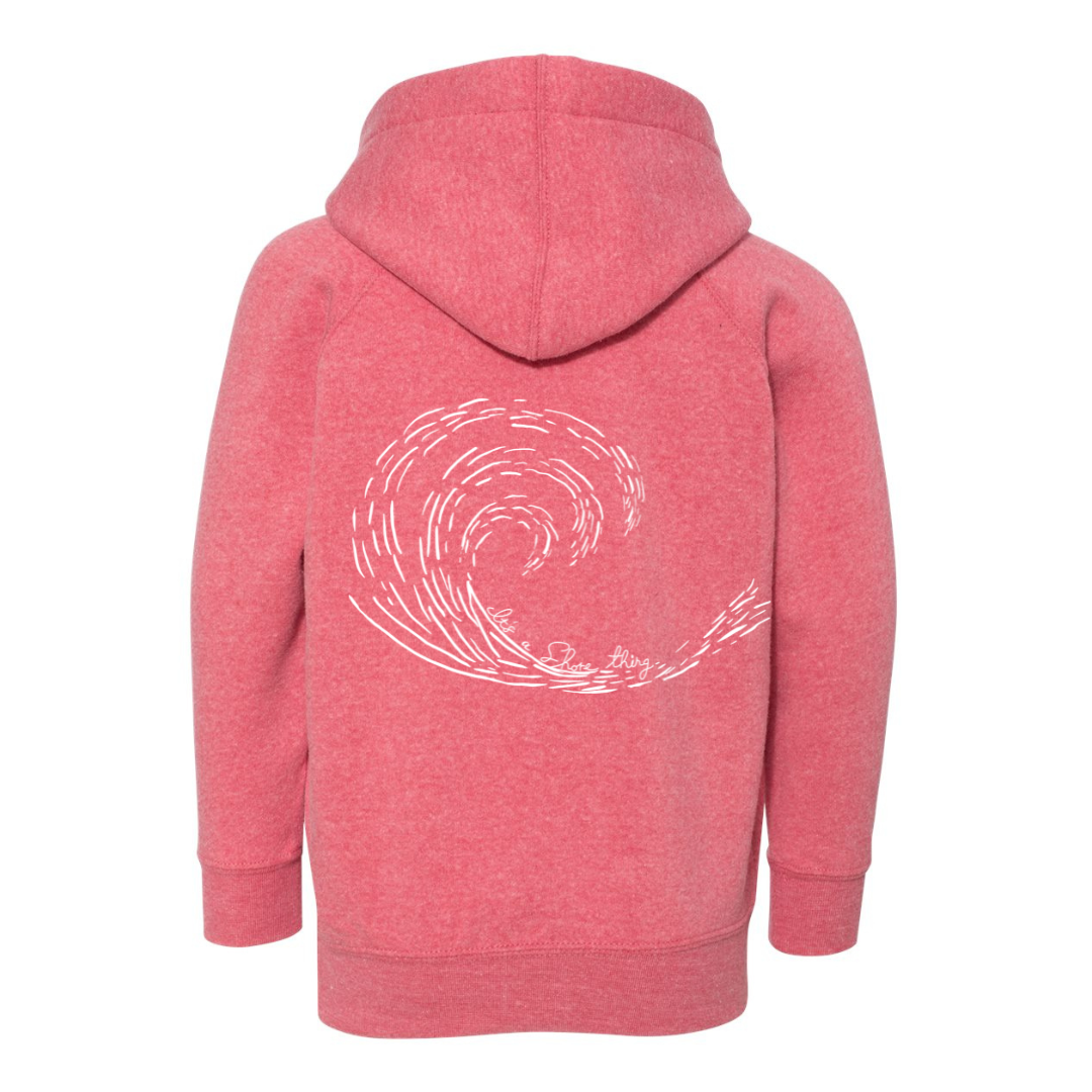 Toddler Shore Hoodie in Pink