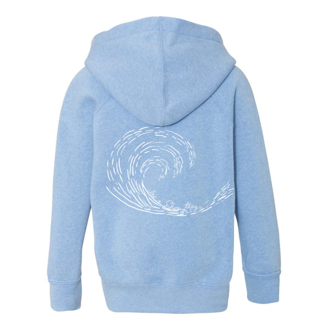 Toddler Shore Hoodie in Blue