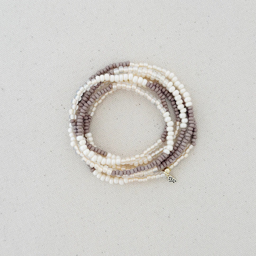 Sand Dune Saltaire Beaded Wrap