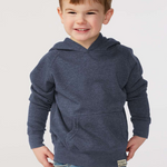 Toddler Shark Hoodie- Navy