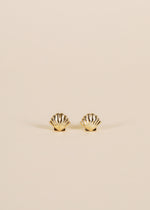 Seashell Gold Earrings