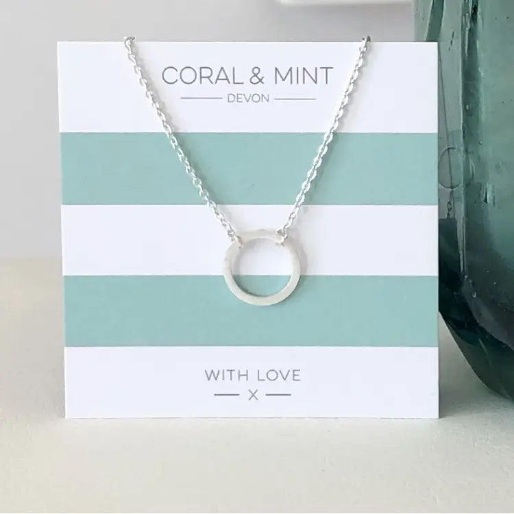 Silver Eternity Necklace
