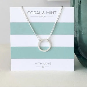 Silver Eternity Necklace