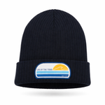Navy Rib Cuffed Beanie