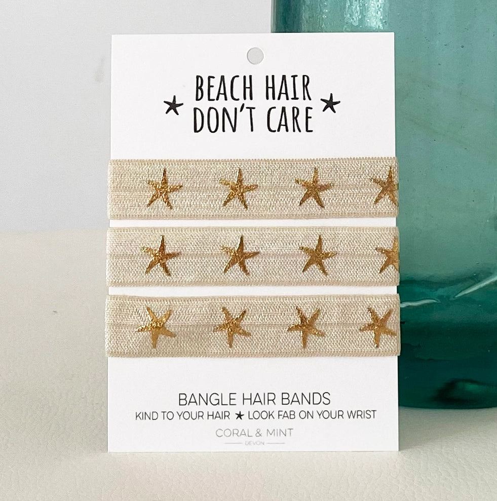 Beach Hair Bangle Band- Champagne