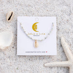 Mademoishelle Seed Bead Shell Necklace