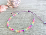 Neon Seed Bead Bracelet/Anklet
