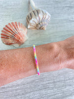 Neon Seed Bead Bracelet/Anklet